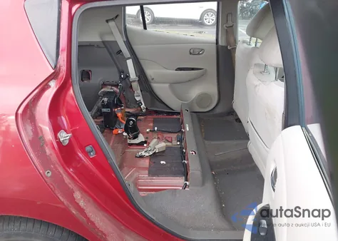 2012 Nissan Leaf Sl z USA, uszkodzony, nr VIN JN1AZ0CP3CT025483